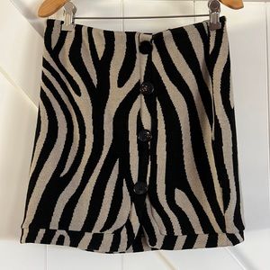 Zara button down skirt size large